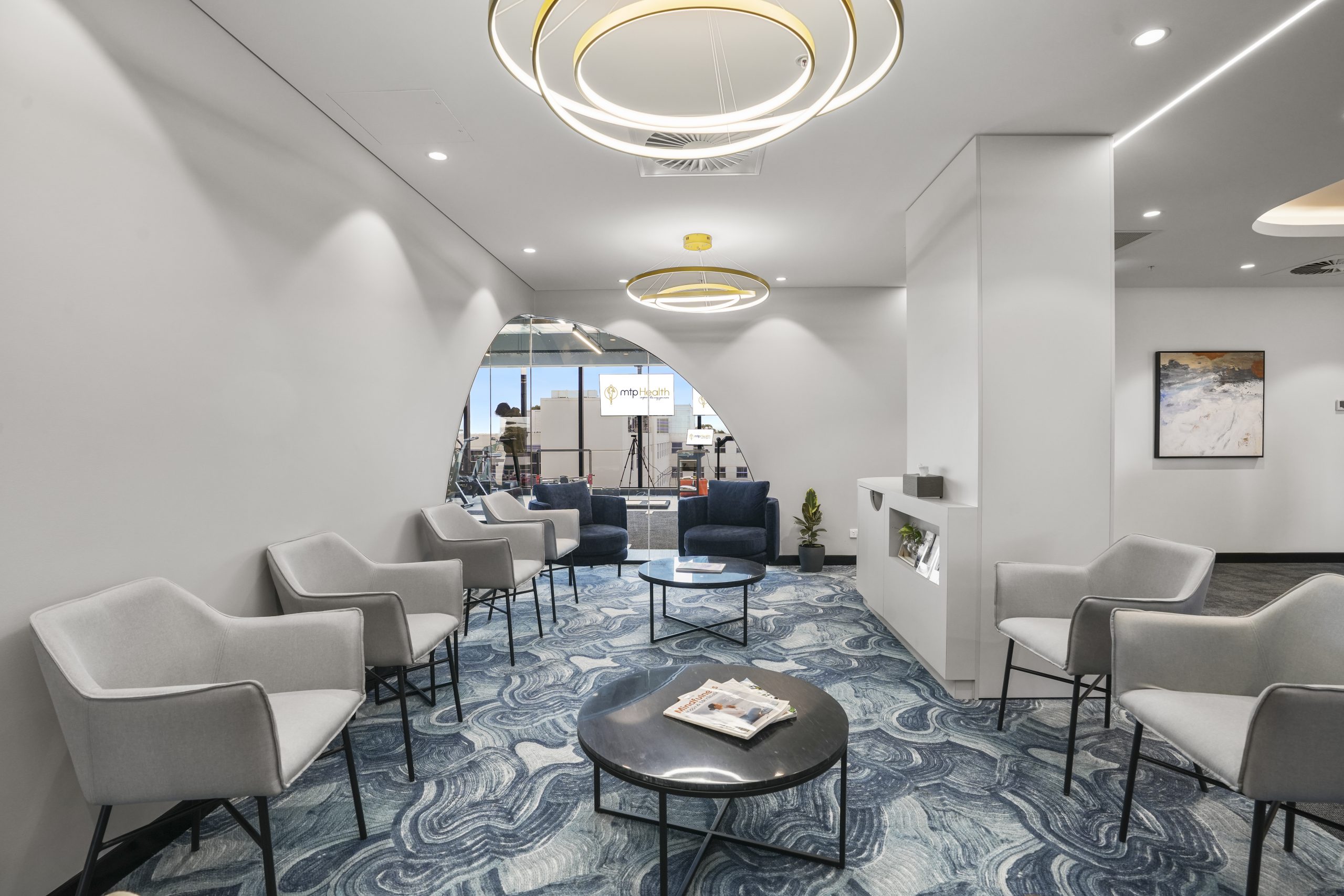 MTP Health St Leonards waiting room inside North Shore Health Hub